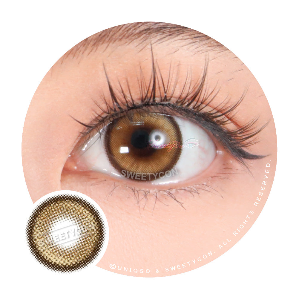 1 Day Sweety Deepveil Brown (2 or 10 lenses/pack)-Colored Contacts-UNIQSO Canada