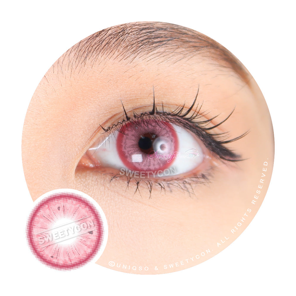 1 Day Sweety Fruit Juice Pink (2 or 10 lenses/pack)-Colored Contacts-UNIQSO Canada