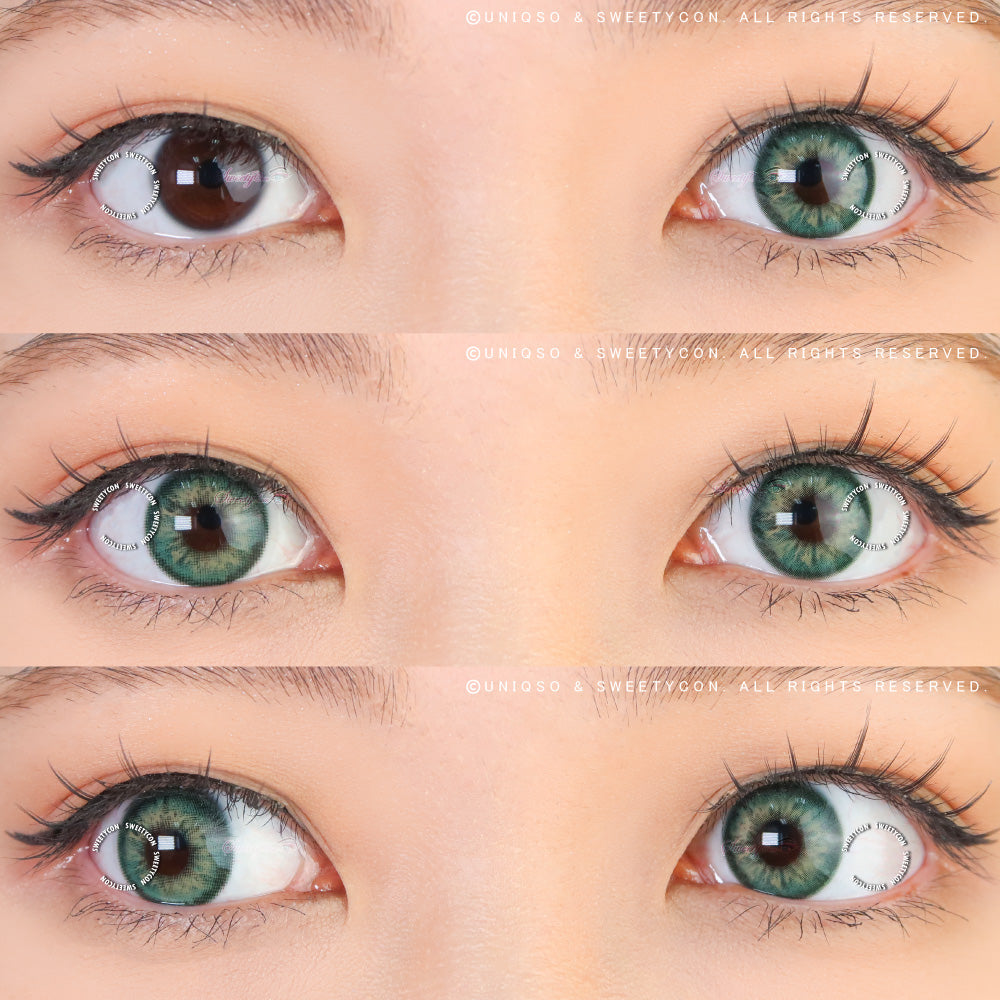 1 Day Sweety Seafoam Papakolea (2 or 10 lenses/pack)-Colored Contacts-UNIQSO