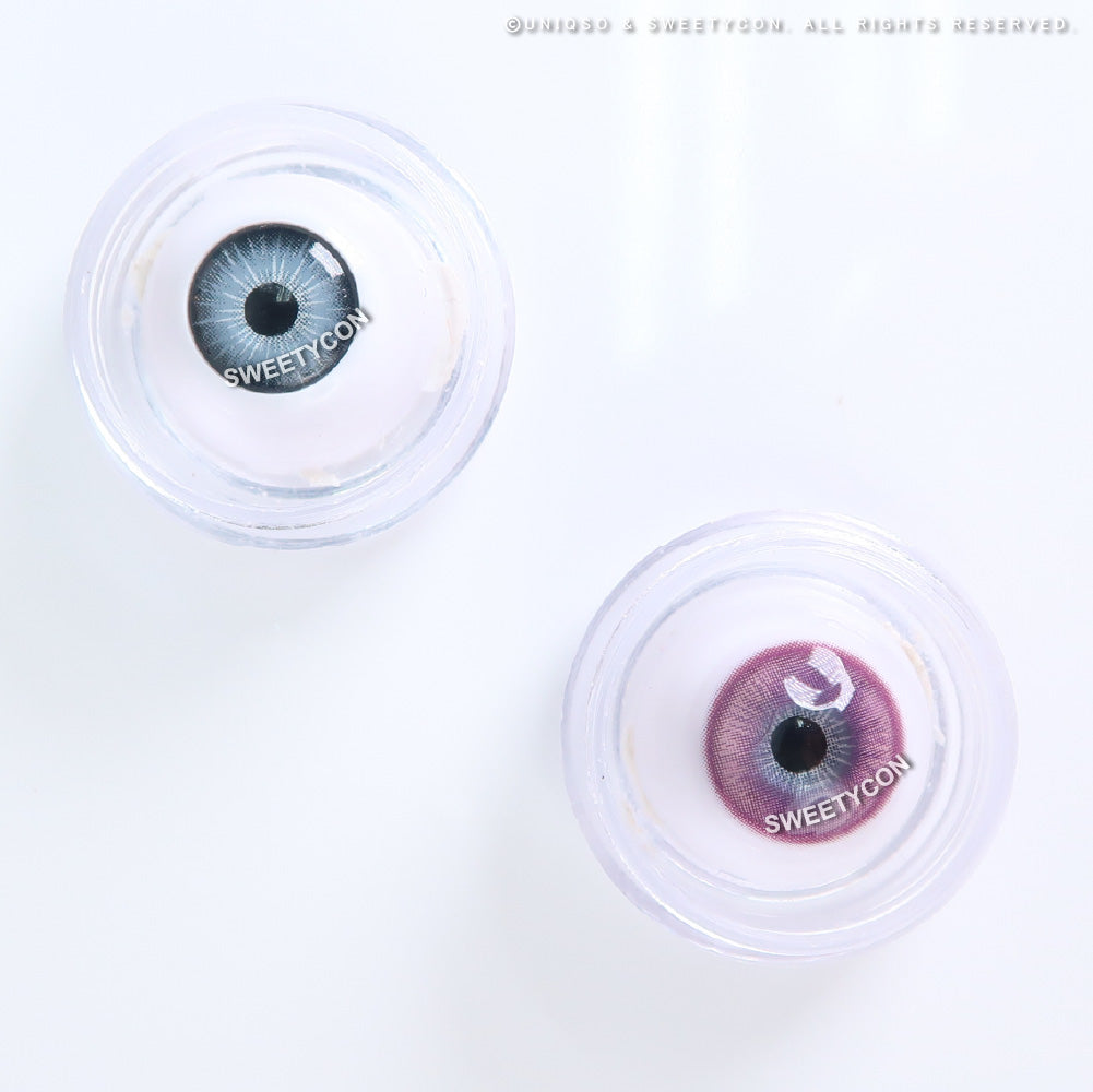 1 Day Sweety Star Tears Violet (2 or 10 lenses/pack)-Colored Contacts-UNIQSO Canada
