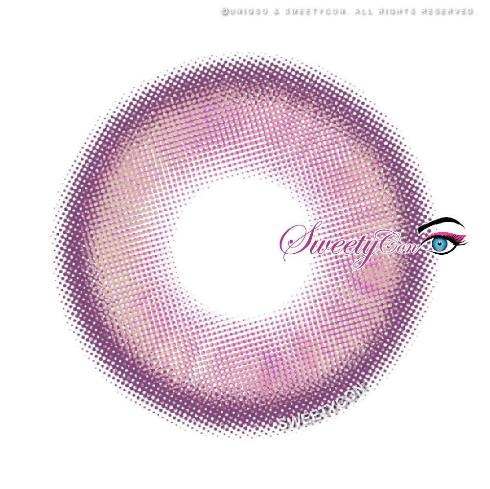 1 Day Sweety Star Tears Violet (2 or 10 lenses/pack)-Colored Contacts-UNIQSO Canada