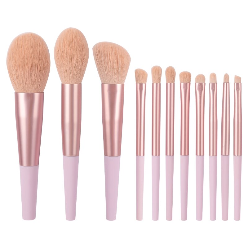 11pcs Long Tube Makeup Brushes Set-Makeup Brushes-UNIQSO Canada