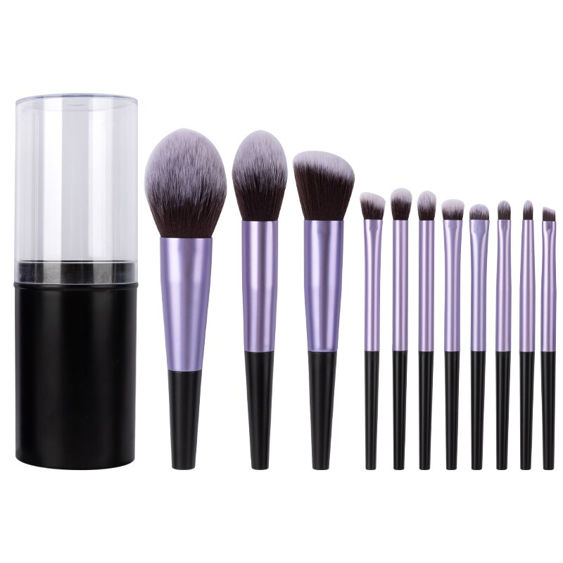 11pcs Long Tube Makeup Brushes Set-Makeup Brushes-UNIQSO Canada