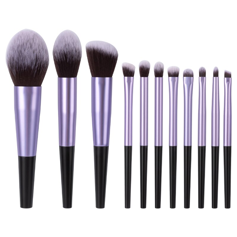 11pcs Long Tube Makeup Brushes Set-Makeup Brushes-UNIQSO Canada