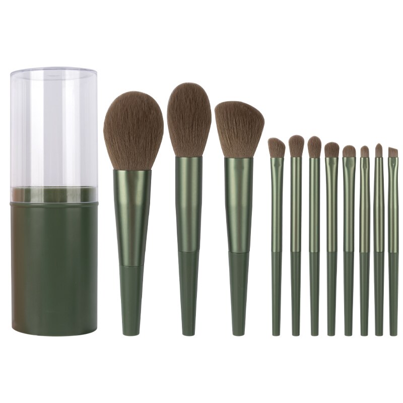 11pcs Long Tube Makeup Brushes Set-Makeup Brushes-UNIQSO Canada