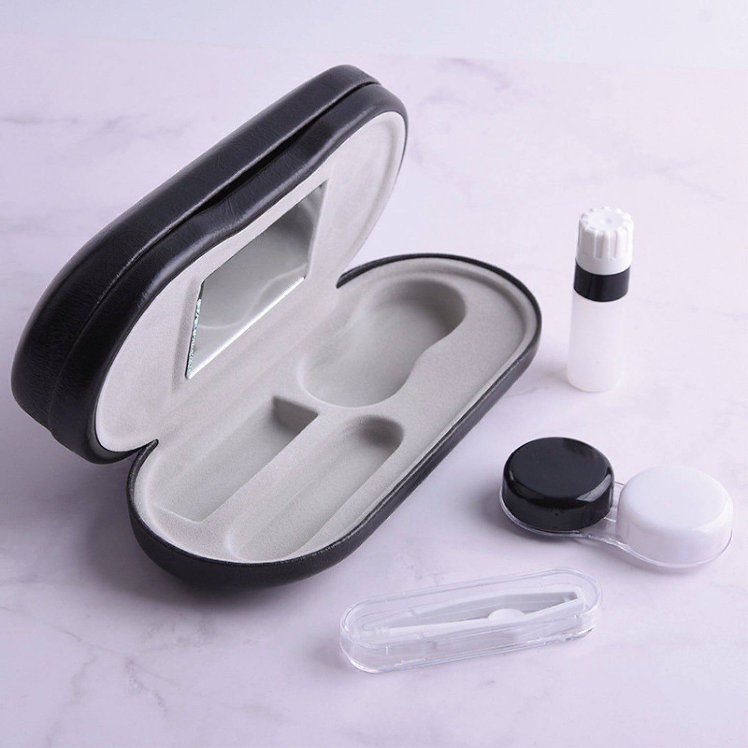 2 In-1 Case For Eyeglasses & Contact Lenses-Lens Case-UNIQSO Canada