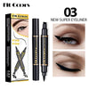 Fit Colors Double Wing Stamp Eyeliner 2-in-1 Quick Dry Stamp Eyeliner