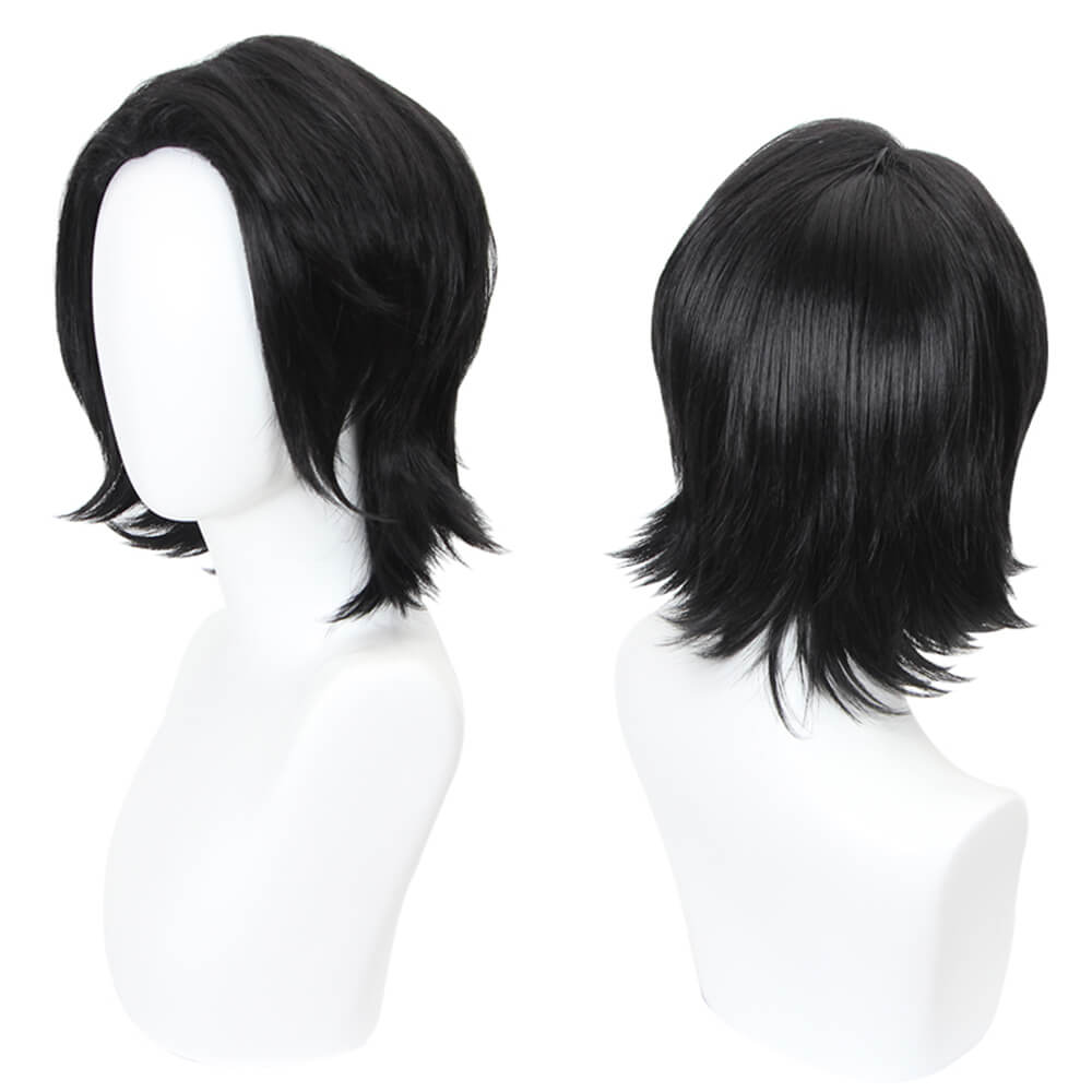 Anime Black Cosplay Wig CS458N-Cosplay Wig-UNIQSO Canada