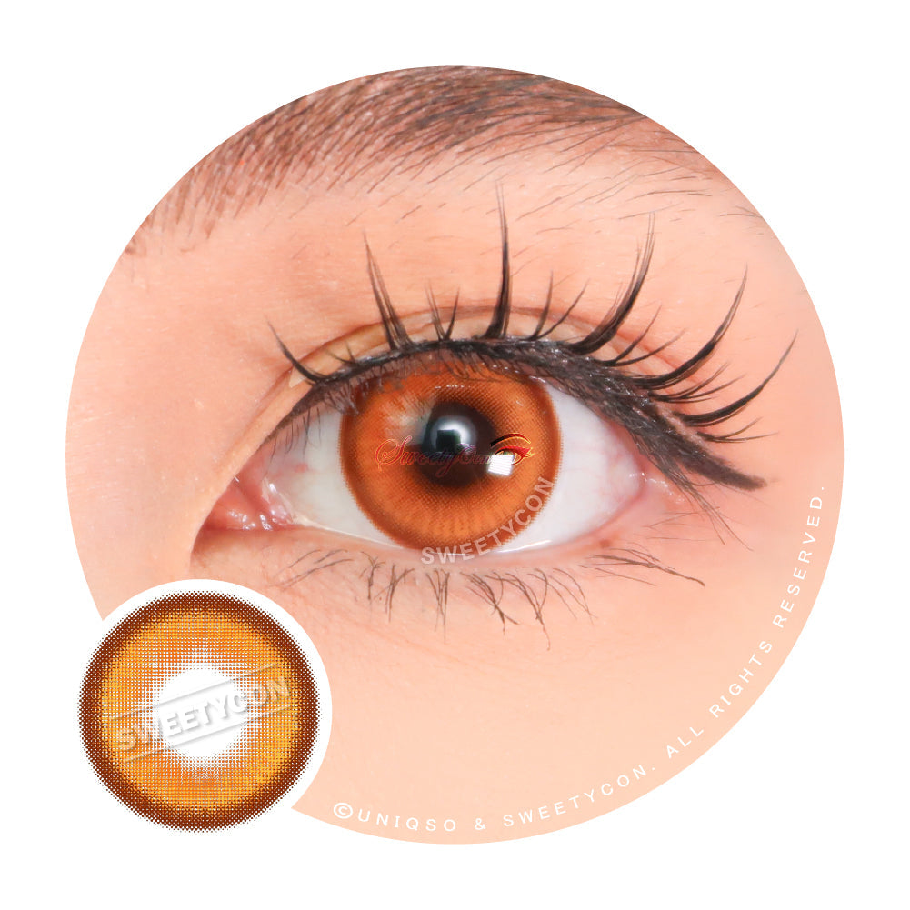 Sweety Halo Choco (1 lens/pack)-Colored Contacts-UNIQSO Canada