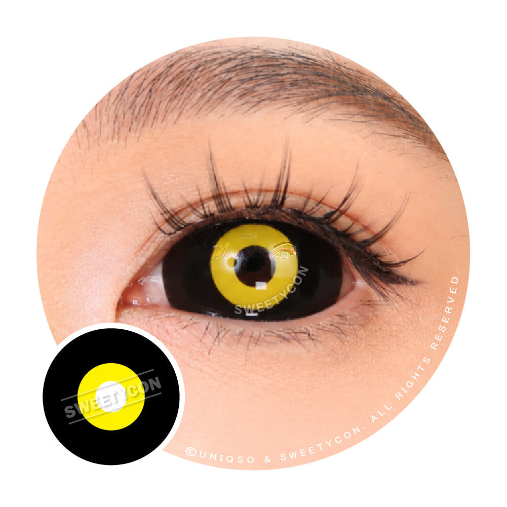 Sweety Yellow Sclera Contacts Yellow Ghoul (1 lens/pack)-Sclera Contacts-UNIQSO Canada