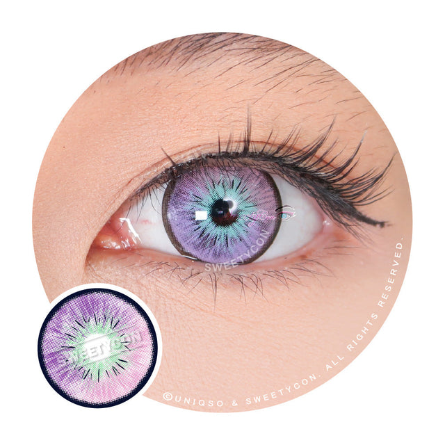 Sweety Crazy Cosmos (1 lens/pack)-Colored Contacts-UNIQSO