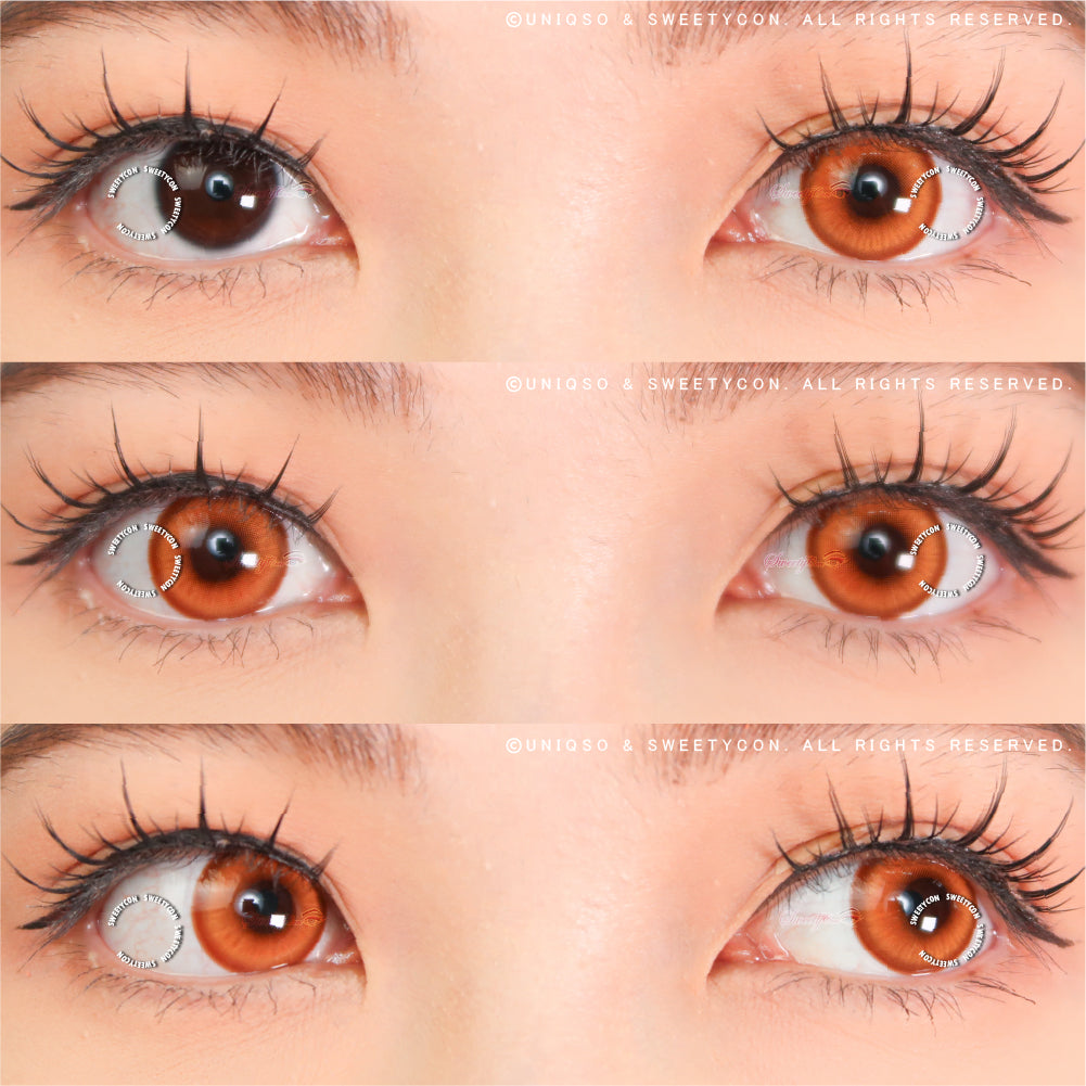 Sweety Halo Choco (1 lens/pack)-Colored Contacts-UNIQSO Canada