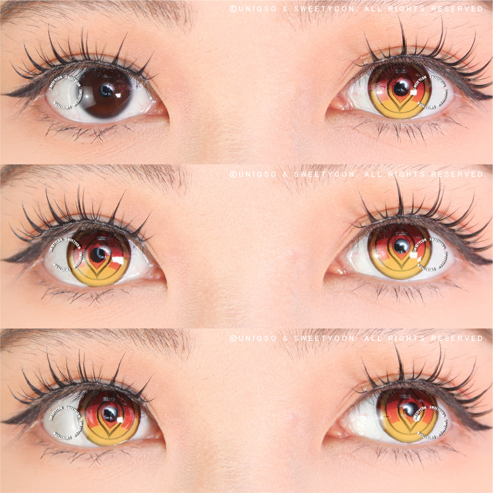 Sweety x Eyesinger Frosted Blood Moon (2 lenses/pack)-Colored Contacts-UNIQSO Canada