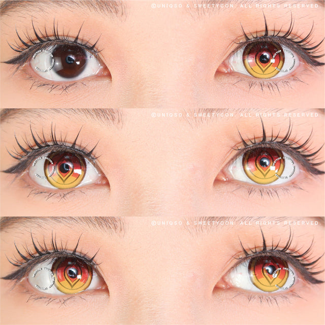 Sweety x Eyesinger Frosted Blood Moon (2 lenses/pack)-Colored Contacts-UNIQSO Canada