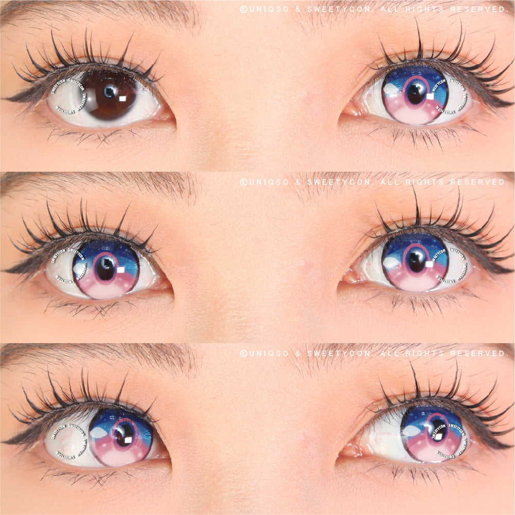 Sweety x Eyesinger Pastel Aurora (2 lenses/pack)-Colored Contacts-UNIQSO Canada