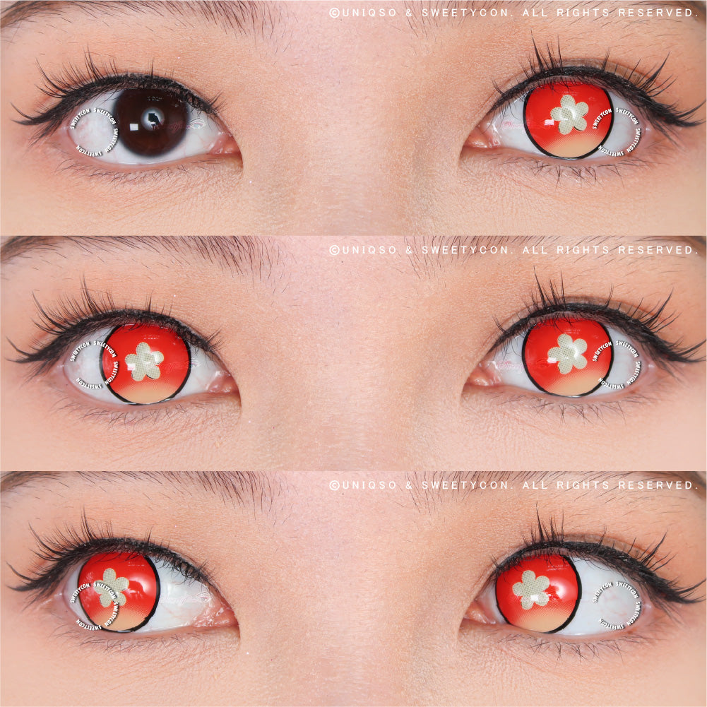 Sweety Genshin Impact Hu Tao / HuTao (1 lens/pack)-Colored Contacts-UNIQSO