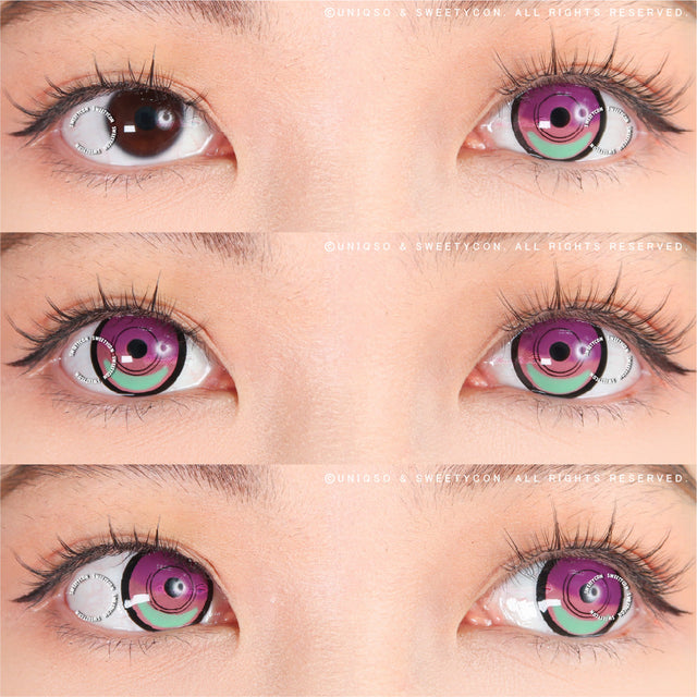 Sweety Crazy Cyberpunk Lucy V2 (1 lens/pack)-Colored Contacts-UNIQSO
