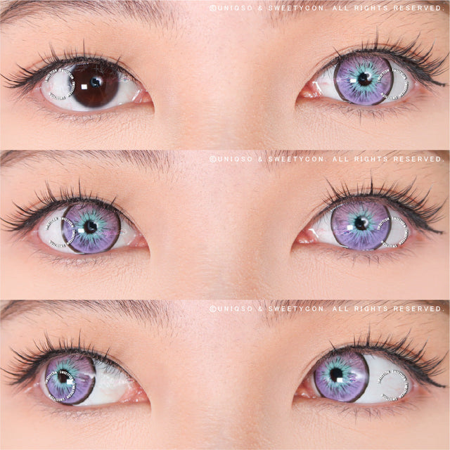Sweety Crazy Cosmos (1 lens/pack)-Colored Contacts-UNIQSO