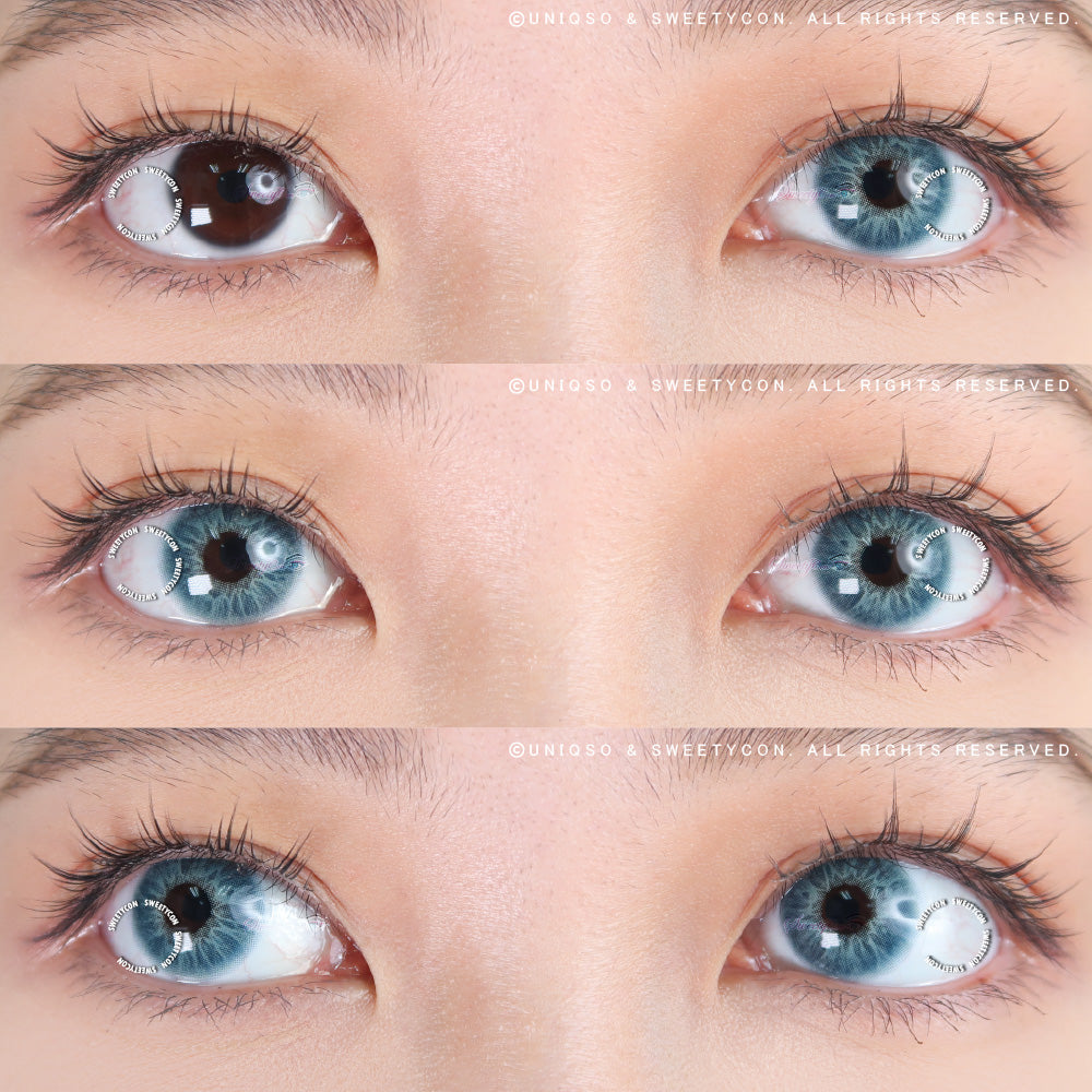 Sweety Love.S Blue (1 lens/pack)-Colored Contacts-UNIQSO