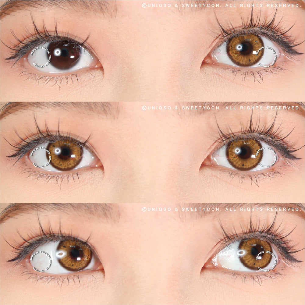 Sweety Fruit Juice Orange (1 lens/pack)-Colored Contacts-UNIQSO