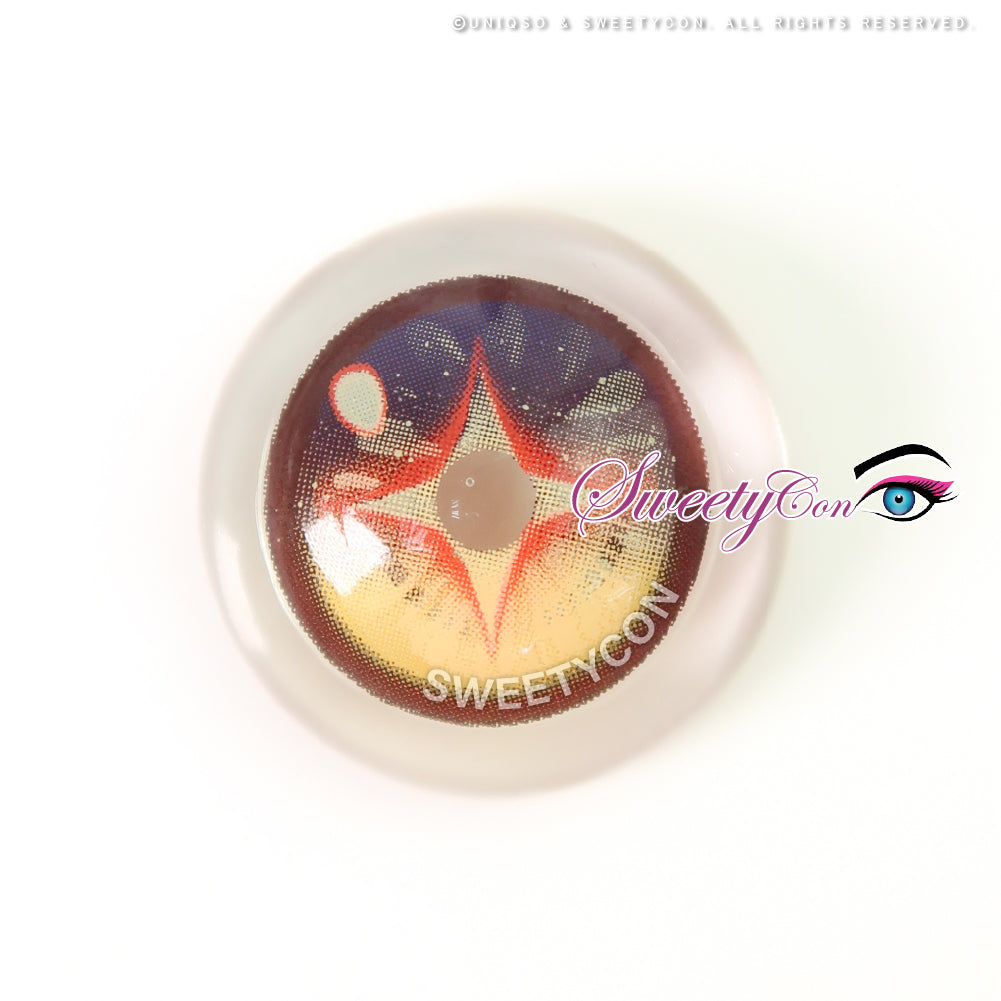 Sweety x Eyesinger Amber Star Crest (2 lenses/pack)-Colored Contacts-UNIQSO Canada