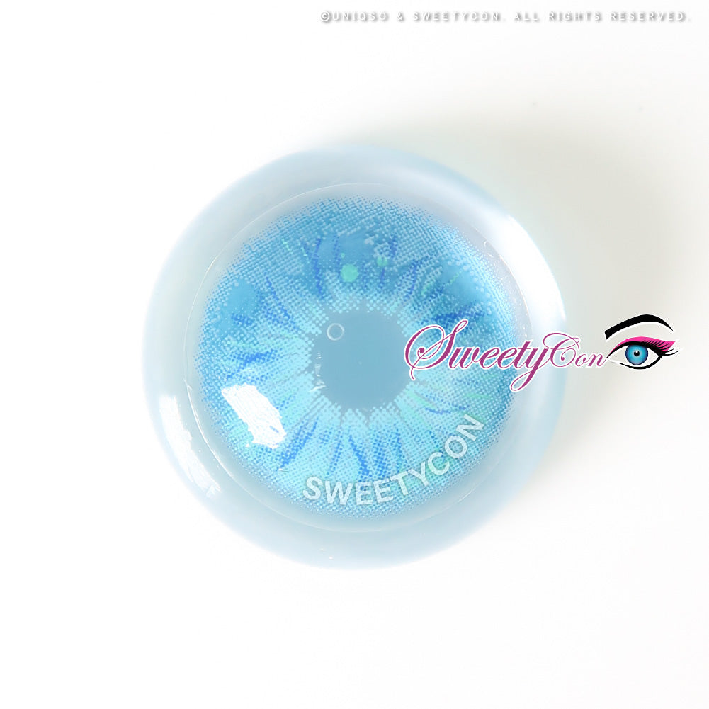 Sweety Crazy Lollipop Blue (1 lens/pack)-Colored Contacts-UNIQSO