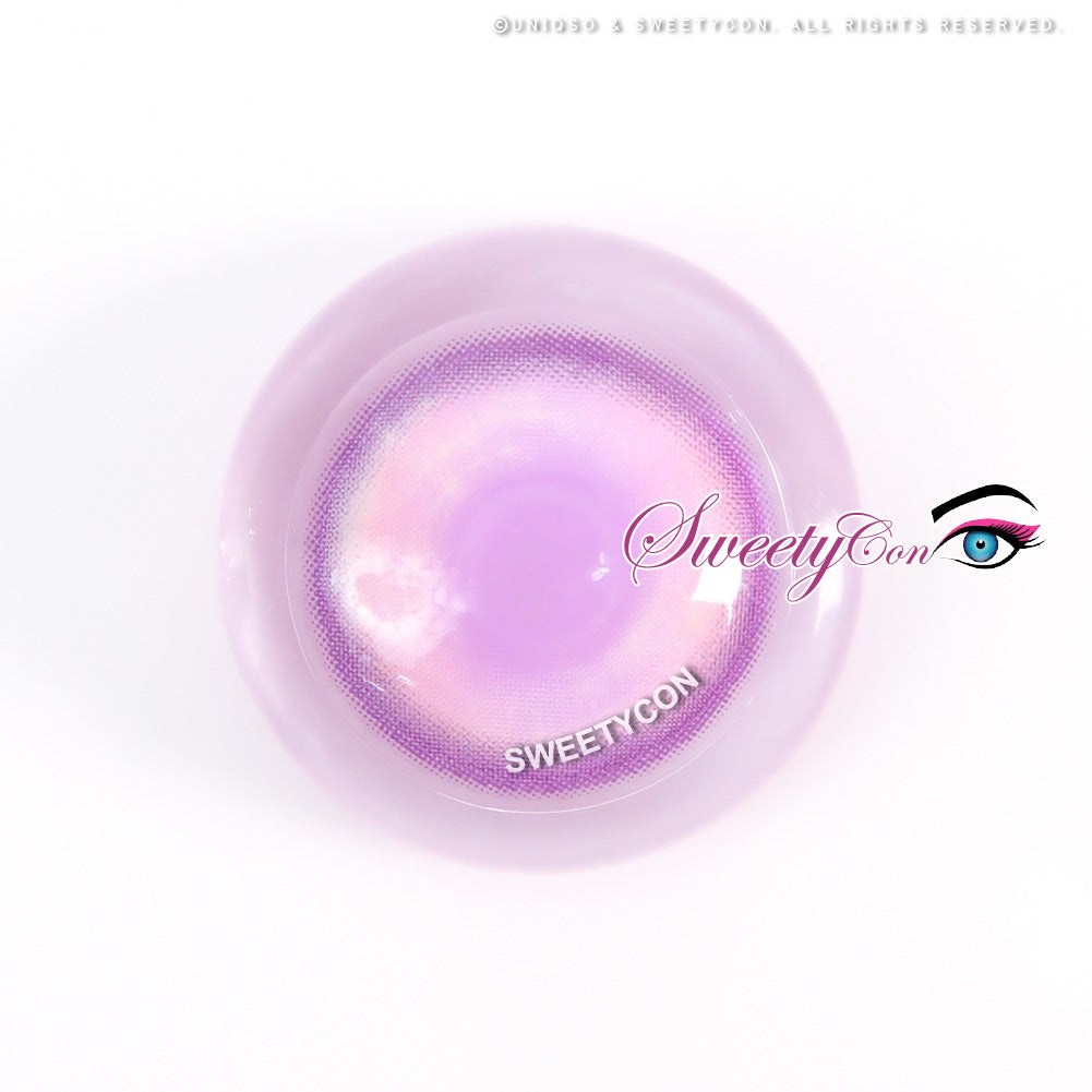 Sweety Delulu Violet (1 lens/pack)-Colored Contacts-UNIQSO