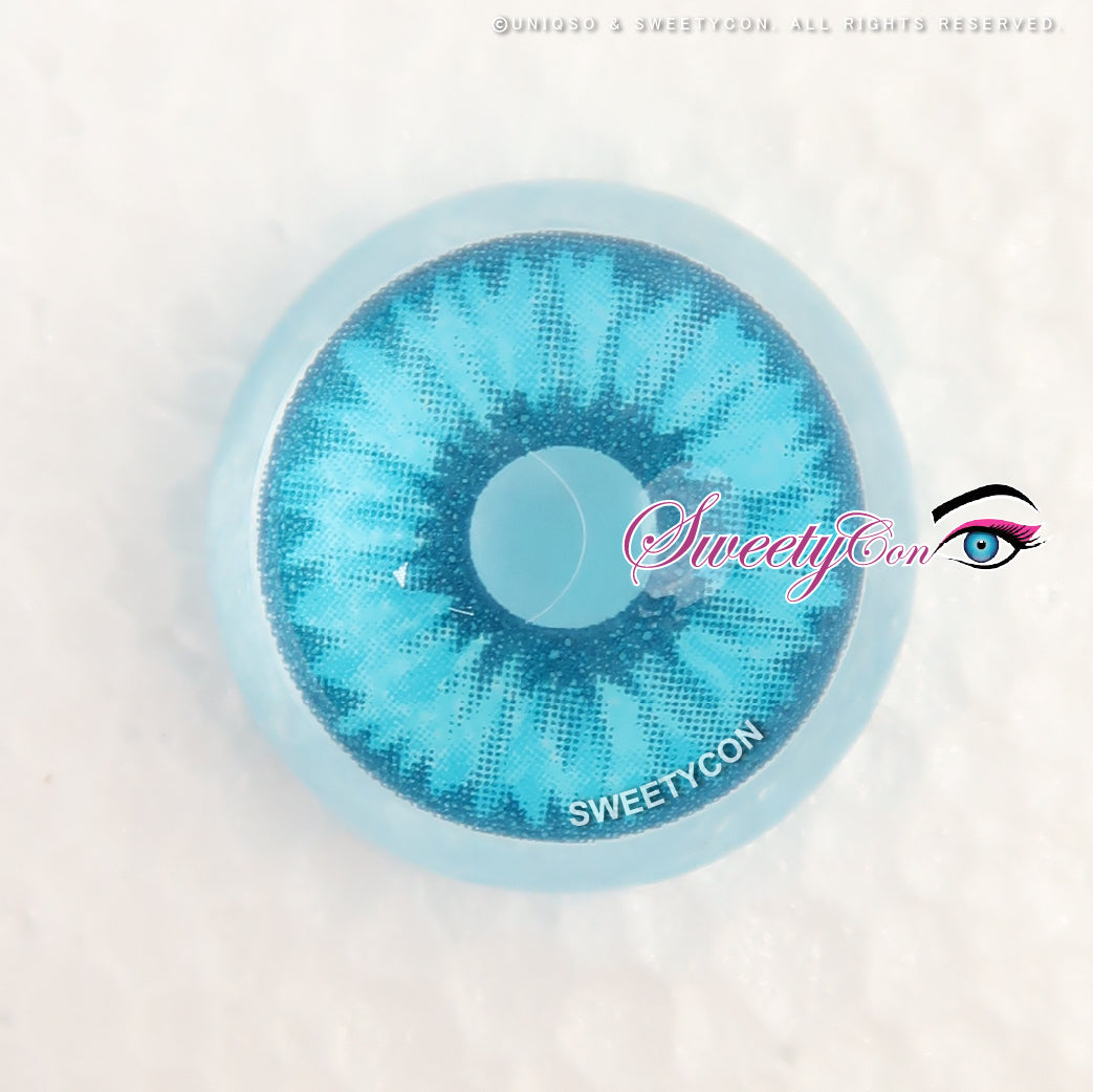 Sweety Mini Sclera Elf Blue (1 lens/pack)-Mini Sclera Contacts-UNIQSO