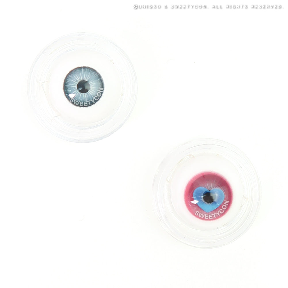 Sweety x Eyesinger Cupid Heart Pink (2 lenses/pack)-Colored Contacts-UNIQSO Canada