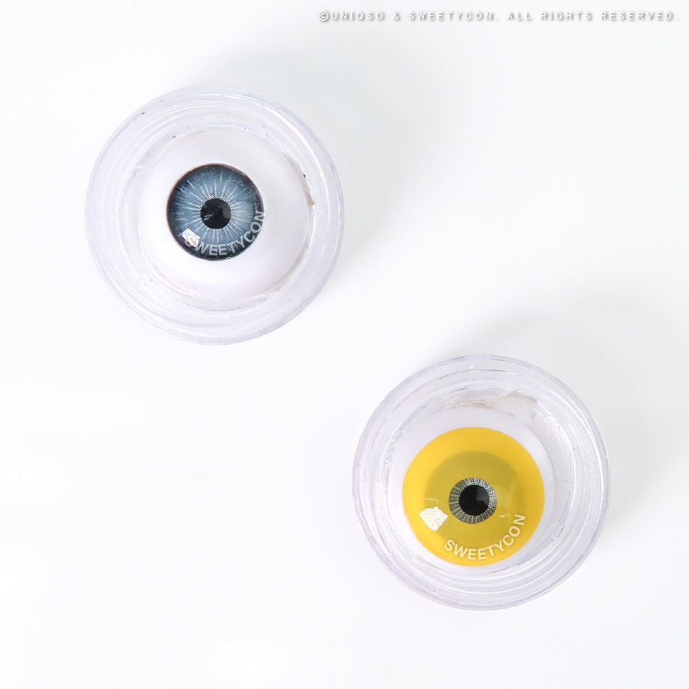Sweety Mini Sclera Yellow (1 lens/pack)-Mini Sclera Contacts-UNIQSO