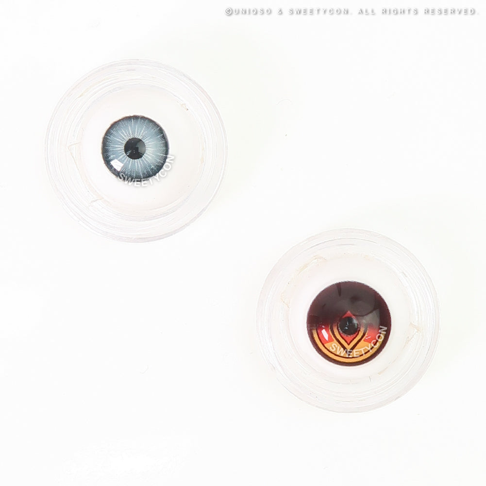 Sweety x Eyesinger Frosted Blood Moon (2 lenses/pack)-Colored Contacts-UNIQSO Canada