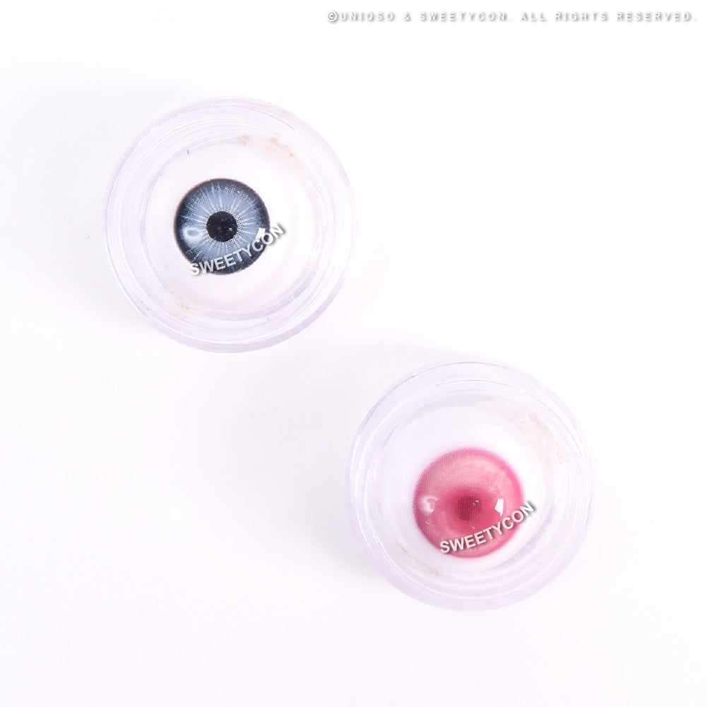 Sweety Delulu Pink (1 lens/pack)-Colored Contacts-UNIQSO