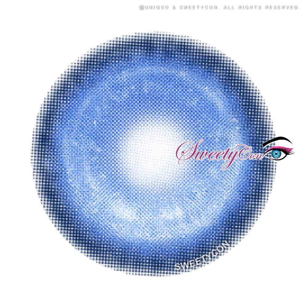 Sweety Koi Brilliant Blue (1 lens/pack)-Colored Contacts-UNIQSO