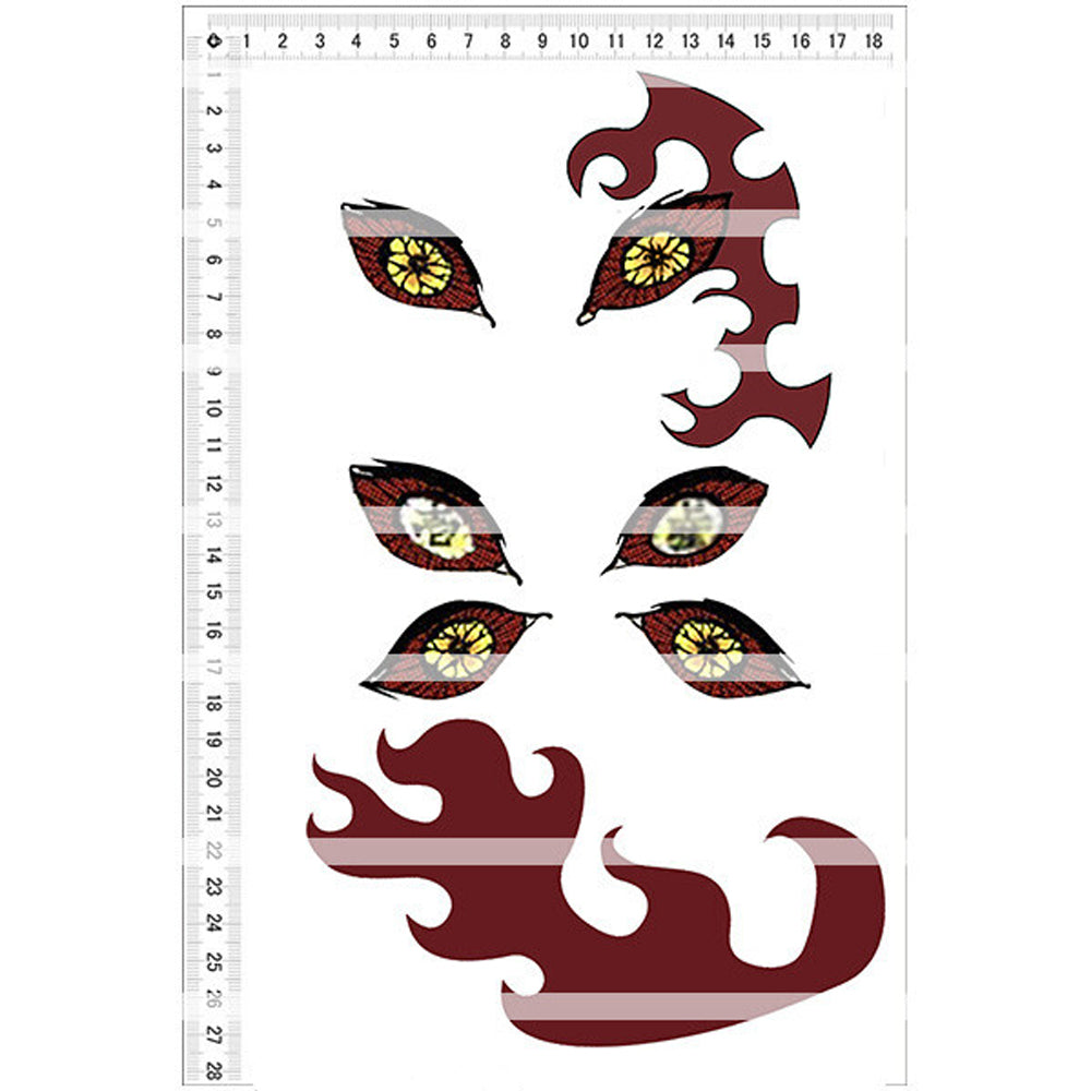 Demon Killer Tattoo Sticker Villain Moon-Cosplay Accessories-UNIQSO