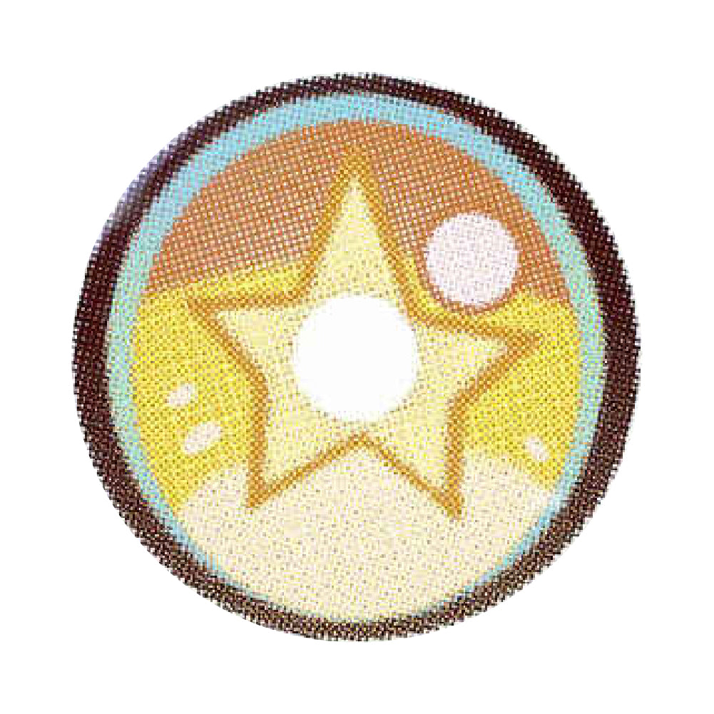 Sweety x Eyesinger Golden Starburst (2 lenses/pack)-Colored Contacts-UNIQSO Canada