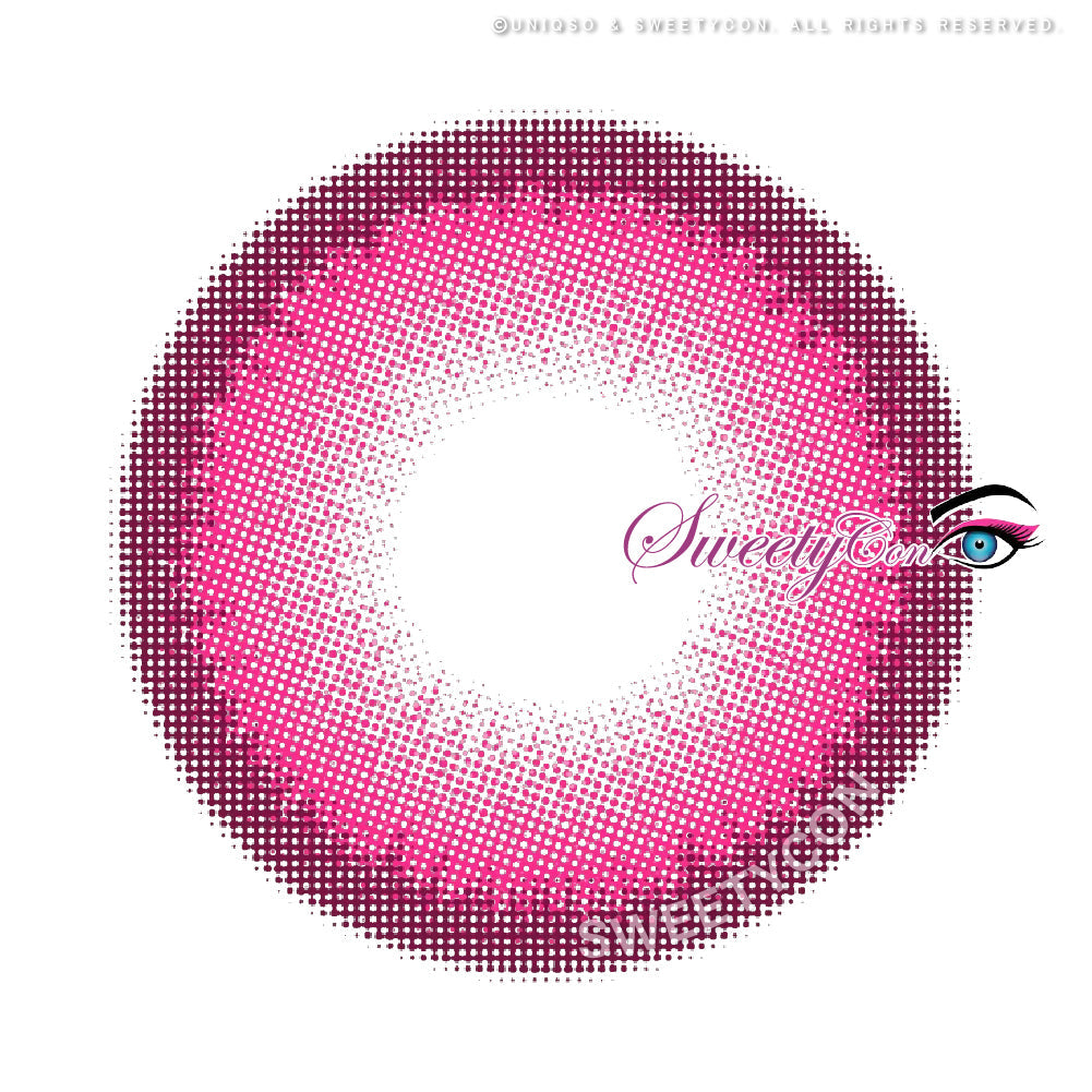 Sweety Halo Rose (1 lens/pack)-Colored Contacts-UNIQSO Canada