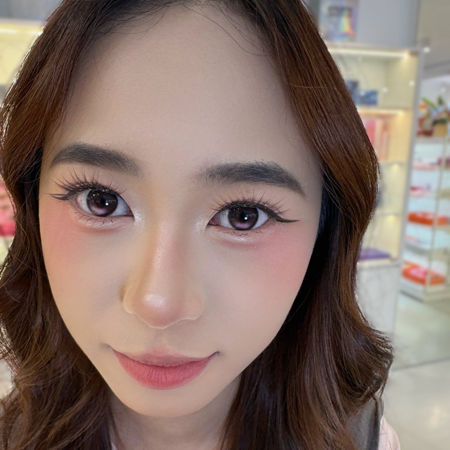 Kazzue Weighted Highlight - Petal Kiss (1 lens/pack)-Colored Contacts-UNIQSO Canada