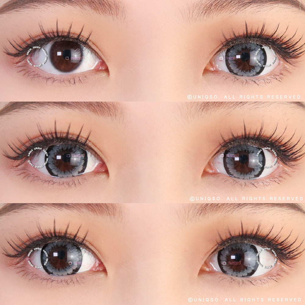 Kawayii A-Max Grey (1 lens/pack)-Colored Contacts-UNIQSO Canada