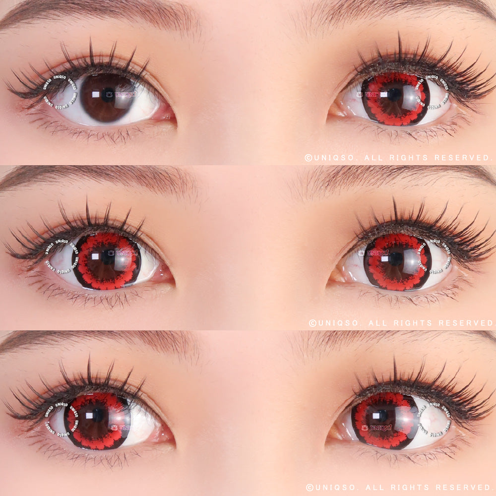 Kawayii A-Max Red (1 lens/pack)-Colored Contacts-UNIQSO Canada
