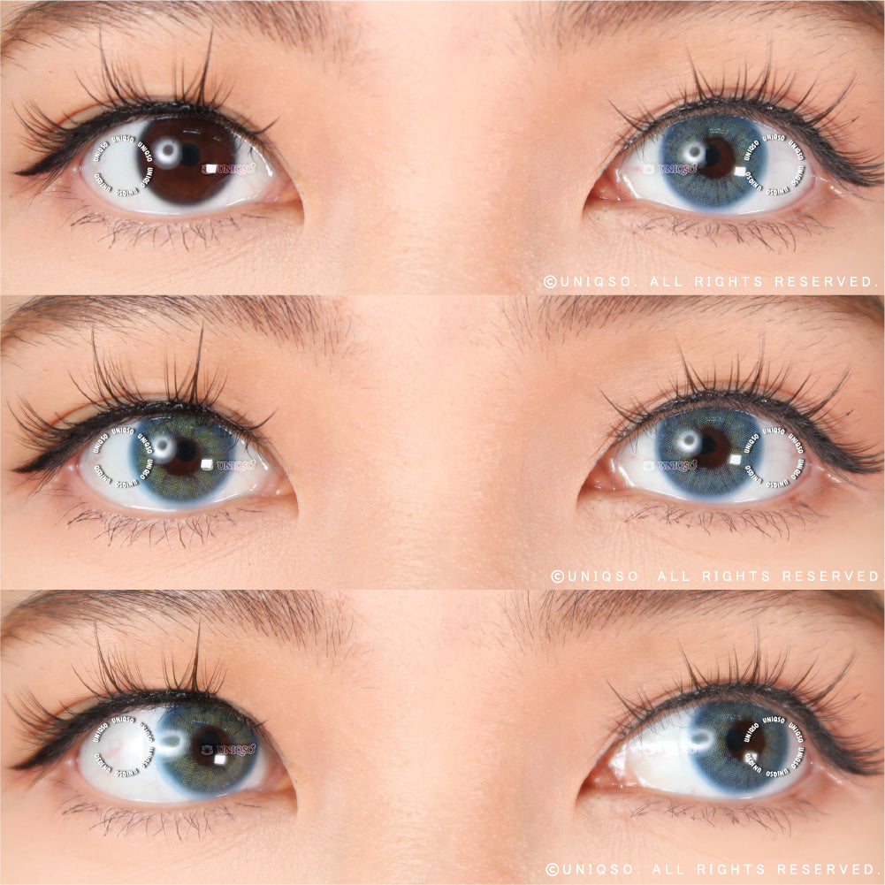 Kazzue Basic Pure Blue (1 lens/pack)-Colored Contacts-UNIQSO Canada
