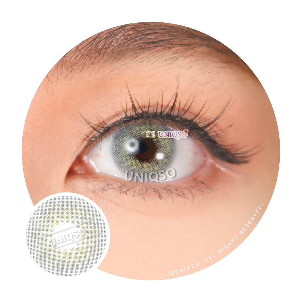 Kazzue Basic Pure Gray (1 lens/pack)-Colored Contacts-UNIQSO Canada