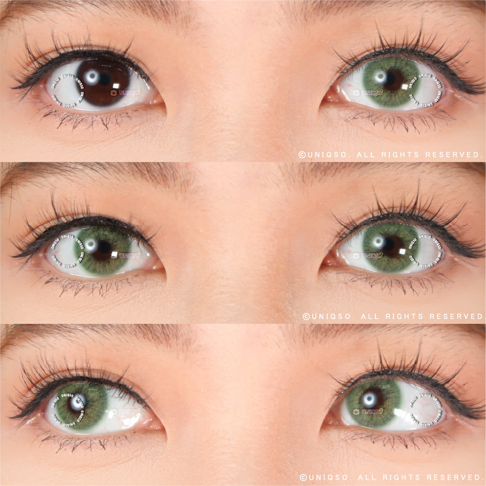 Kazzue Basic Pure Green (1 lens/pack)-Colored Contacts-UNIQSO Canada