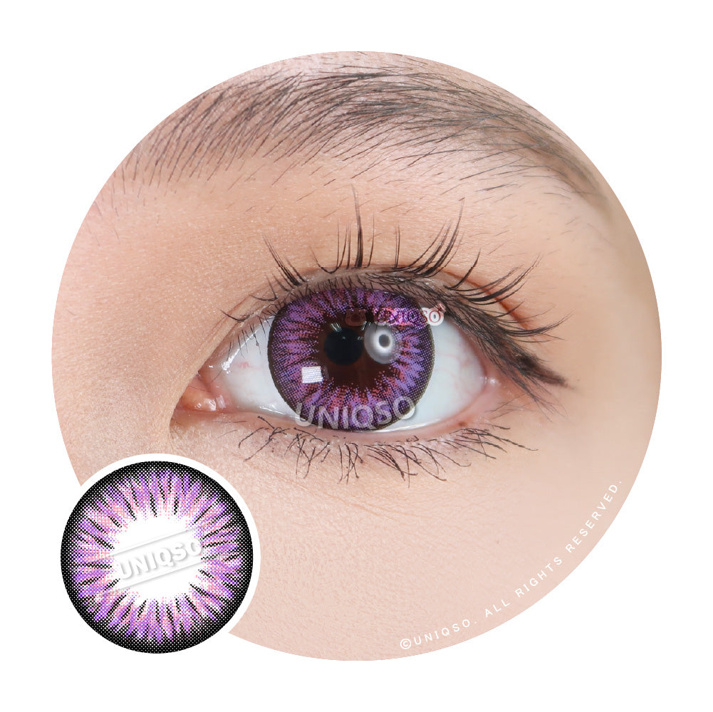 Kazzue Premier Violet (1 lens/pack)-Colored Contacts-UNIQSO Canada