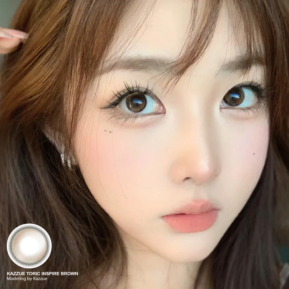 Kazzue Toric Inspire Brown (1 lens/pack)-Colored Contacts-UNIQSO Canada