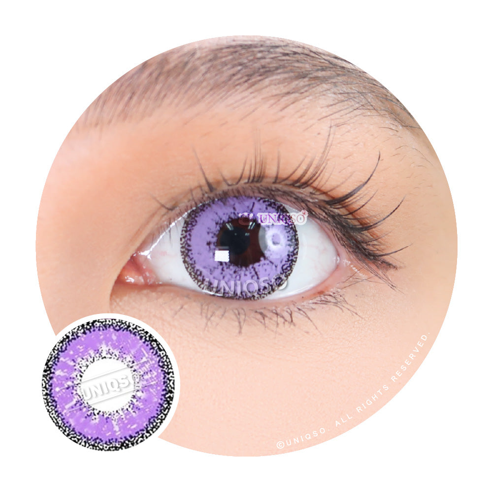 Kazzue Vivid Brilliant Violet (1 lens/pack)-Colored Contacts-UNIQSO Canada