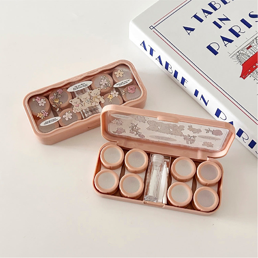 Lens Case Travel Kit - Mochi Bear-Lens Case-UNIQSO Canada