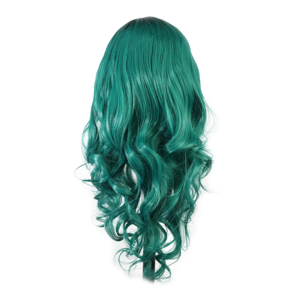 Premium Wig - Emerald Green Sleek Extra Long Lace Front Wig-Lace Front Wig-UNIQSO Canada