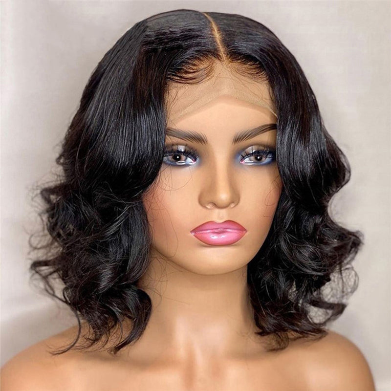 Premium Wig - Twisted Curls Short Hair Big Wave Front Lace Wig-Lace Front Wig-UNIQSO Canada
