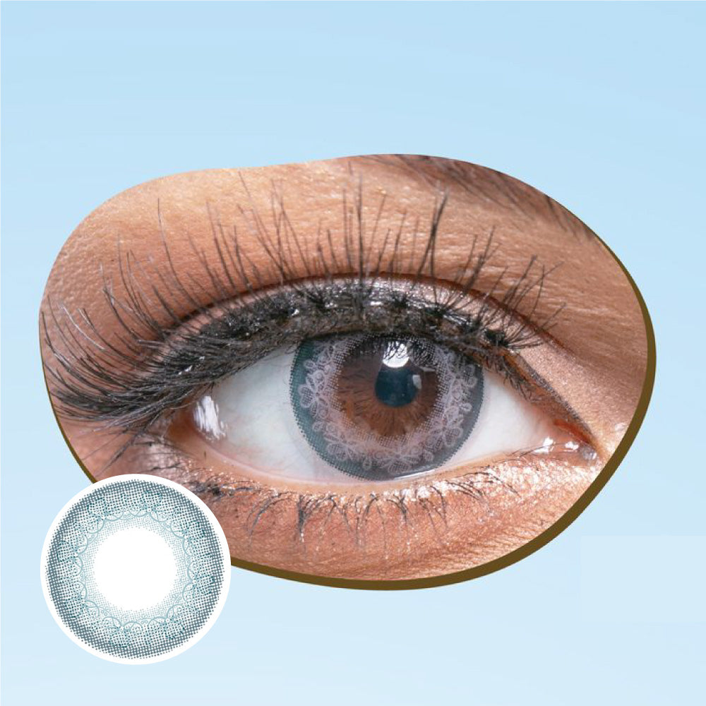 SEED Minasoft 1 day Color UV - Blue Gray-Colored Contacts-UNIQSO Canada