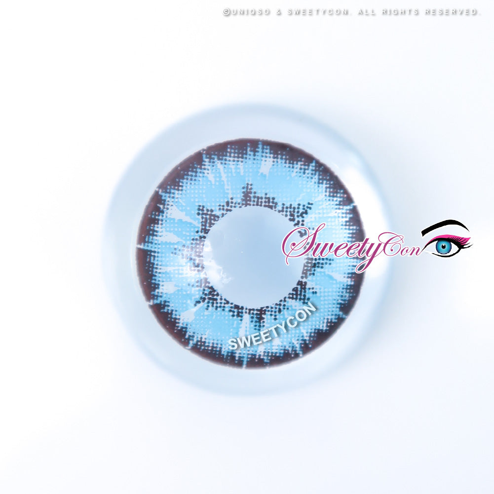 Sweety Akaten Blue (1 lens/pack)-Colored Contacts-UNIQSO Canada